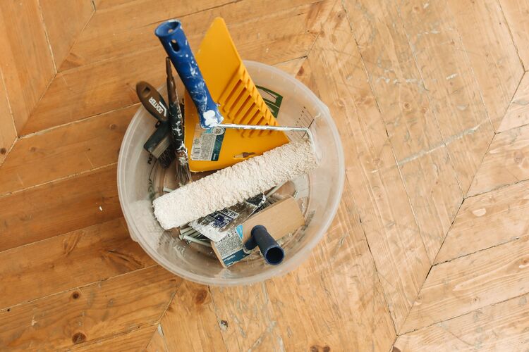 Clean restored tile surface