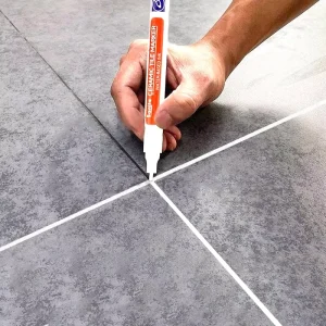 White Grout Marker Pen Waterproof Tile Seam Repair Bathroom Floor