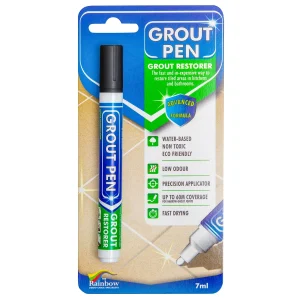 Grout Pen Black Tile Paint Marker: Waterproof Tile Grout Colorant and Sealer Pen