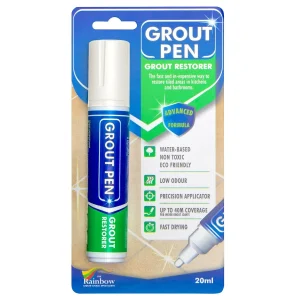 Grout Pen Ivory Tile Paint Marker: Waterproof Tile Grout Colorant Pen - Wide Tip